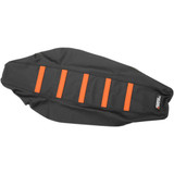 MOOSE RACING KTM8518336 Moose Racing Ribbed Seat Cover - Black Cover/Orange Ribs - Ktm Ktm8518-336