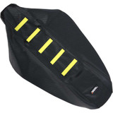MOOSE RACING RMZ45008331RT Moose Racing Ribbed Seat Cover - Black Cover/Yellow Ribs - Suzuki Rmz45008-331Rt