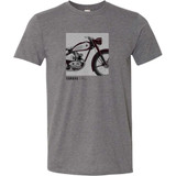YAMAHA APPAREL NP21AM1799M Yamaha Apparel Yamaha Classic T-Shirt - Heather Graphite - Medium Np21A-M1799-M