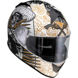 Z1R 0101-14165 Z1R Warrant Helmet - Sombrero - White/Gold - Small