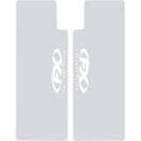 FACTORY EFFEX 0638010 Factory Effex Fork Shield - Fx Clear/White 06-38010