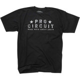 PRO CIRCUIT 641181040 Pro Circuit Flag T-Shirt - Black - Xl 6411810-40