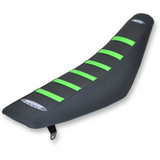 SDG 95941GK Sdg 6-Ribbed Seat Cover - Green Ribs/Black Top/Black Sides 95941Gk