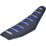 Sdg 6-Ribbed Seat Cover - Blue Ribs/Black Top/Black Sides 95939Bk