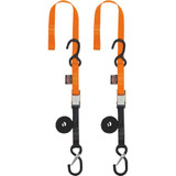 Powertye Mfg. Cam Buckle - Sewn-In Soft-Tye - 1" X 5-1/2' - Orange 23629-Sr