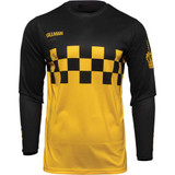 THOR 2910-6587 Thor Hallman Differ Cheq Jersey - Yellow/Black - Small
