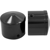 Avon Grips Front Axle Nut Cover - Black - Air Cushion - 1" Axl-Air-Ano