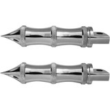 ACCUTRONIX RP111LC Accutronix Tribal Footpegs - Male Mount - Chrome Rp111-Lc