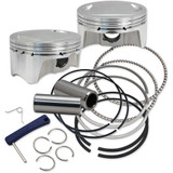 S&S CYCLE 9200100 S&S Cycle Big Bore Forged Piston Kit - 107" Twin Cam - Standard 920-0100
