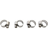 MOOSE RACING 1146406 Moose Racing Clamp Hose - Stainless Steel - 8-22 Mm - 4-Pack 114-6406