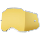 100% 5909100004 100% Accuri 2/Racecraft 2/Strata 2 Lens - Injected Gold Mirror 59091-00004