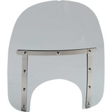 MEMPHIS SHADES MEM41212 Memphis Shades Memphis Slim Windshield - 15" - 9" Headlight Cutout - Black Smoke Mem41212