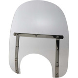 MEMPHIS SHADES MEM4120 Memphis Shades Memphis Slim Windshield - 15" - 9" Headlight Cut - Clear Mem4120