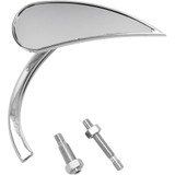 ARLEN NESS 13411 Arlen Ness Mirror - Micro - Rad 2 - Side View - Teardrop - Chrome - Right 13-411