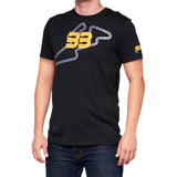 100% Bb33 Track T-Shirt - Black - Small Bb-32141-001-10