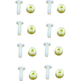 ZERO GRAVITY 32130 Nylon Windscreen Fastener Set - White 32-130