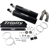 Trinity Racing Stage 5 Slip-On Mufflers - Black Tr-4173S-Bk Trinity Racing Stage 5 Slip-On Mufflers - Black Tr-4173S-Bk
