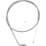 La Choppers Stainless Braided Handlebar Throttle Cable - 18" - 20" La-8005Th19 La Choppers Stainless Braided Handlebar Throttle Cable - 18" - 20" La-8005Th19