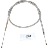 BARNETT 1023010015 Barnett High-Efficiency Stainless Steel Clutch Cable For Harley-Davidson - Standard 102-30-10015