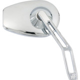 Pro-One Perf.Mfg. Mirror - Micro W/V2 Cut-Out Stem - Oval - Chrome - Right 102110