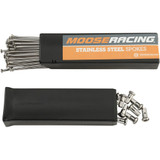 Moose Racing Spoke Set - Stainless Steel - Rear - 19" 1-22-419-S