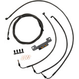 La Choppers Handlebar Cable/Brake Line Kit - 15" - 17" Ape Hanger Handlebars - Midnight La-8055Kt-16M La Choppers Handlebar Cable/Brake Line Kit - 15" - 17" Ape Hanger Handlebars - Midnight La-8055Kt-16M