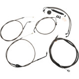 La Choppers Handlebar Cable/Brake Line Kit - 12" - 14" Ape Hanger Handlebars - Midnight La-8005Kt-13M