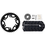 VORTEX CK6465 Vortex Chain Kit - Black - Kawasaki - Ninja 400 Ck6465