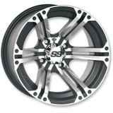 Itp Wheel - Ss212 - Front - Machined Black - 14X6 - 4/137 - 4+2 1422232404B