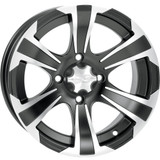 Itp Wheel - Ss312 - Front/Rear - Black Machined - 12X7 - 4/156 - 4+3 1228441536B