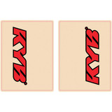 FLU DESIGNS INC. 01016 Flu Designs Inc. Upper Fork Decal - Kyb - Red/Black 01016