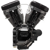 S&S CYCLE 3100834A T111 Long Block Engine - Black - Touring 310-0834A