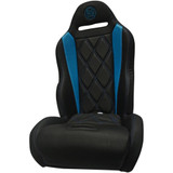 Bs Sand Performance Seat - Big Diamond - Black/Titanium Blue - Maverick X3 '14-'20 Pebutbbdc