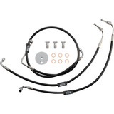La Choppers Brake Line - 18" - 20" Ape Hanger Handlebars - Black La-8230B19B