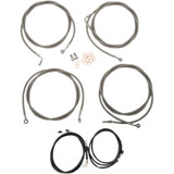 La Choppers Cable Kit - Mini Handlebars - Stainless La-8054Kt3-08 La Choppers Cable Kit - Mini Handlebars - Stainless La-8054Kt3-08