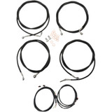 La Choppers Cable Kit - 12" - 14" Handlebars - Black La-8054Kt3-13B La Choppers Cable Kit - 12" - 14" Handlebars - Black La-8054Kt3-13B