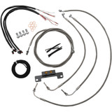 La Choppers Handlebar Cable/Brake Line Kit - Complete - 18" - 20" Handlebars - Stainless La-8055Kt2-19 La Choppers Handlebar Cable/Brake Line Kit - Complete - 18" - 20" Handlebars - Stainless La-8055Kt2-19