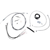 La Choppers Handlebar Cable/Brake Line Kit - Quick Connect - Complete - 12" - 14" Handlebars - Stainless La-8156Kt2-13 La Choppers Handlebar Cable/Brake Line Kit - Quick Connect - Complete - 12" - 14" Handlebars - Stainless La-8156Kt2-13