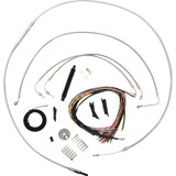 LA CHOPPERS LA8155KT213 La Choppers Handlebar Cable/Brake Line Kit - Quick Connect - Complete - 12" - 14" Handlebars - Stainless La-8155Kt2-13