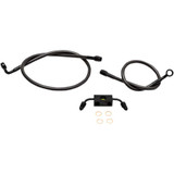 LA CHOPPERS LA8321B08M La Choppers Brake Lines - Mini Ape Hanger Handlebars - Midnight La-8321B08M
