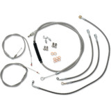 La Choppers Handlebar Cable/Brake Line Kit - 15" - 17" Ape Hanger Handlebars - Stainless Steel La-8122Kt-16 La Choppers Handlebar Cable/Brake Line Kit - 15" - 17" Ape Hanger Handlebars - Stainless Steel La-8122Kt-16