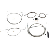 La Choppers Handlebar Cable/Brake Line Kit - 12" - 14" Ape Hanger Handlebars - Stainless Steel La-8211Kt-13 La Choppers Handlebar Cable/Brake Line Kit - 12" - 14" Ape Hanger Handlebars - Stainless Steel La-8211Kt-13