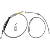 La Choppers Handlebar Cable/Brake Line Kit - 15" - 17" Ape Hanger Handlebars - Stainless Steel La-8155Kt-16 La Choppers Handlebar Cable/Brake Line Kit - 15" - 17" Ape Hanger Handlebars - Stainless Steel La-8155Kt-16