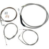 La Choppers Handlebar Cable/Brake Line Kit - 15" - 17" Ape Hanger Handlebars - Stainless Steel La-8130Kt-16 La Choppers Handlebar Cable/Brake Line Kit - 15" - 17" Ape Hanger Handlebars - Stainless Steel La-8130Kt-16
