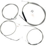 La Choppers Handlebar Cable/Brake Line Kit - 12" - 14" Ape Hanger Handlebars - Stainless Steel La-8320Kt-13 La Choppers Handlebar Cable/Brake Line Kit - 12" - 14" Ape Hanger Handlebars - Stainless Steel La-8320Kt-13