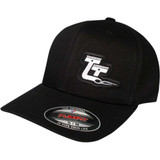 THROTTLE THREADS TT446H51BKXL Throttle Threads Throttle Threads Curved Bill Hat - Black - Large/Xl Tt446H51Bkxl