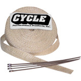 CYCLE PERFORMANCE PROD. CPP/9043 Cycle Performance Prod. Fiberglass Exhaust Wrap Kit - Natural - 2" X 25' Cpp/9043