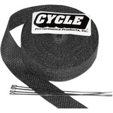 Cycle Performance Prod. Fiberglass Exhaust Wrap Kit - Black - 2" X 25' Cpp/9042