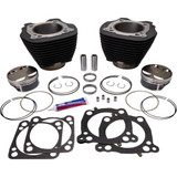 S&S CYCLE 9100685 S&S Cycle 128" Big Bore Cylinder Kit - M8 - Black 910-0685