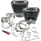 S&S Cycle 117" Big Bore Cylinder Kit - Twin Cam - Black 910-0221